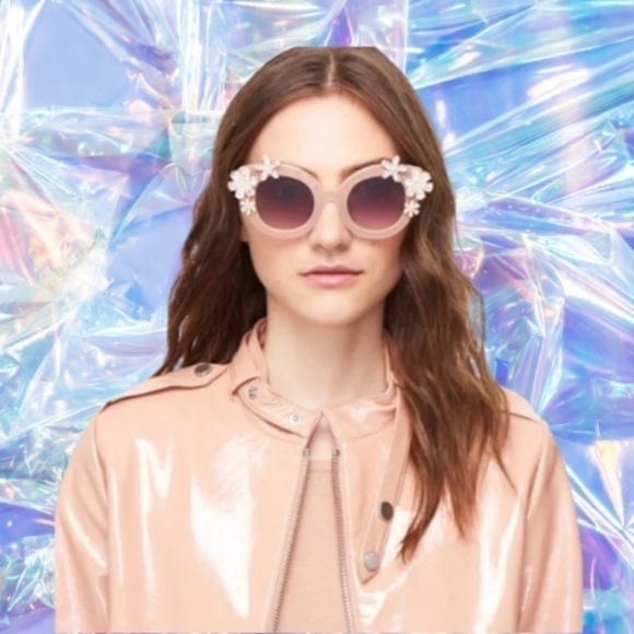 Alice + Olivia Madison Floral Sunglasses - Picture 1 of 7